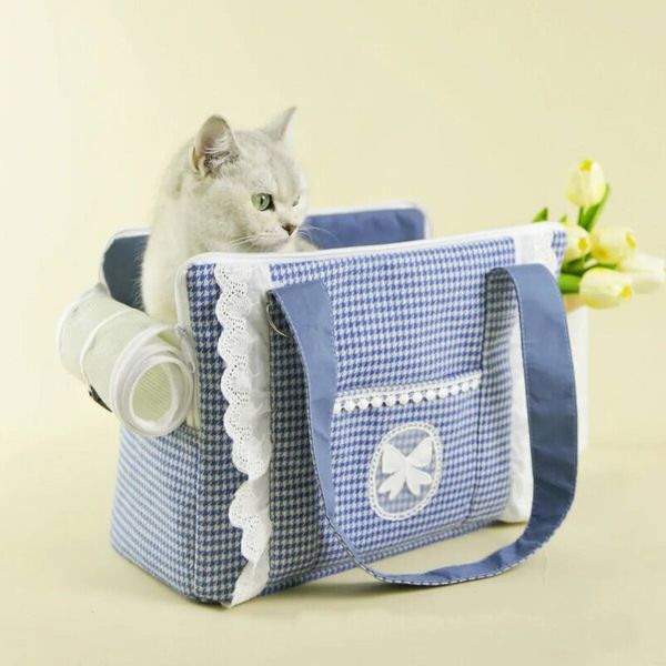 Miscellaneous Dog Crate Carrier Shoulder Bag Accessories Designer Portable Crossbody Handbag For Small Dogs Cats pet travel replaceme 2