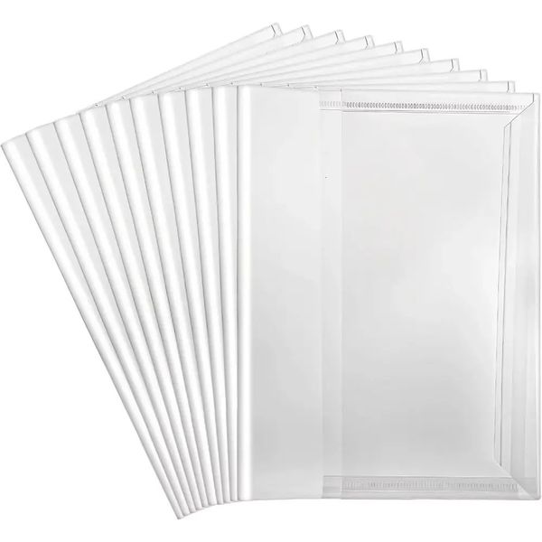 10PCSSet High Quality A4A516K Book Wrapper Cover Waterproof Transparent Protective Covers Sleeve Students Use 260924