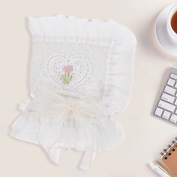 Lace Book Cover Washable Fine Fabric A5A6 Notebook Handmade Sleeves For Decor 260924