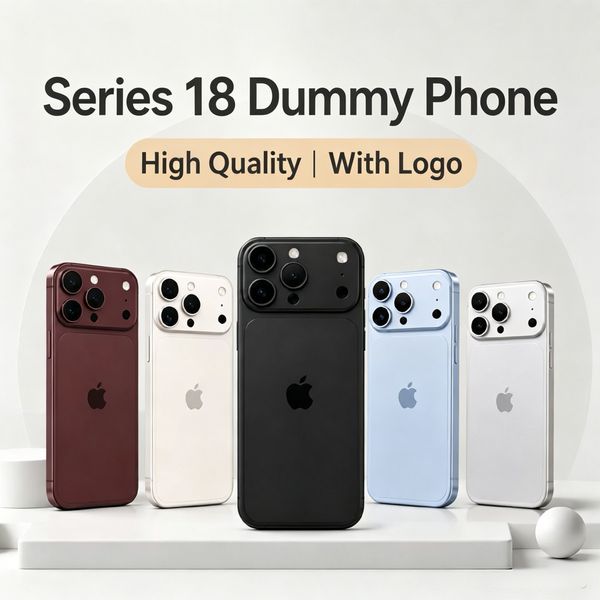 Apple 18 Pro Max and DUO (foldable) dummy phones; film television props; for counter display only.