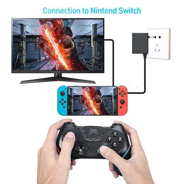 Game Controllers Joysticks Wireless for Switch OLED Lite PC Controller Gamepad Joystick Control Computer Game Pad Mando Command Gaming H2609271