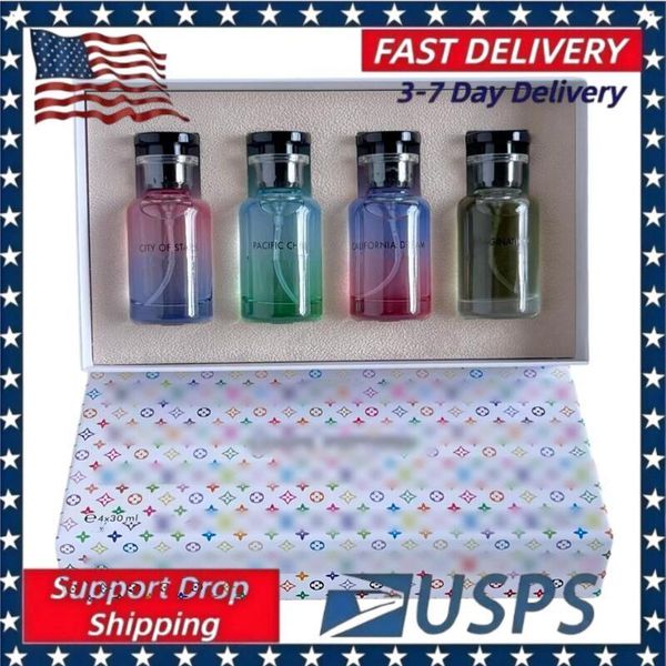 perfume set mini gift box women high quality men cologne smell good spray holiday Christmas