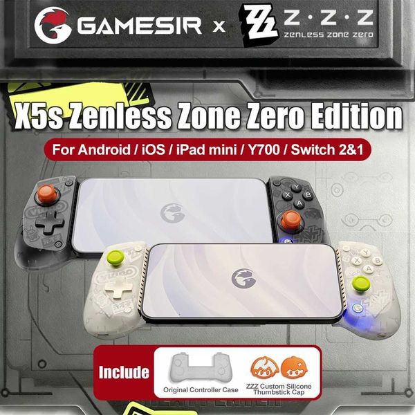 Game Controllers Joysticks GameSir X5s Mobile Gamepad Zenless Zone Zero Edition Android iOS iPAD Mini Phone Controller for Switch 2/1 Hall Effect Sticks H260927