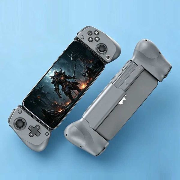 Game Controllers Joysticks X5LType-C Stretchable Mobile Game Controller Hall Effect Joystick Zero Latency Wired Gamepad for Android iPhone 15+ Cloud Gaming H260927