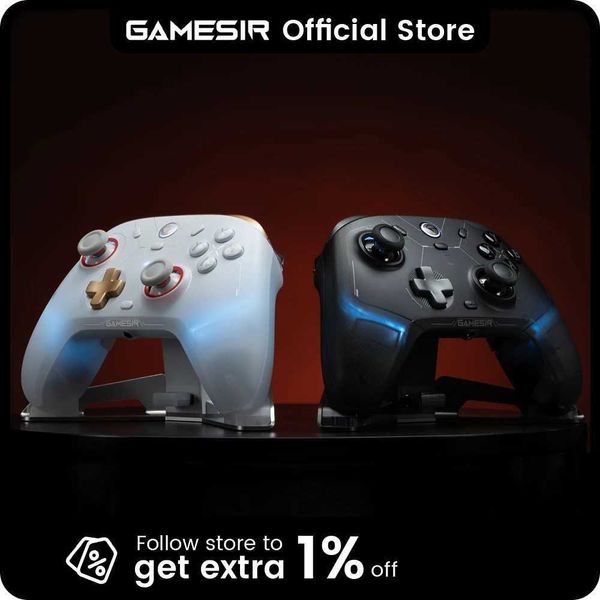 Game Controllers Joysticks GameSir Cyclone 2 Wireless Pro Controller for Switch 2 / PC / iPhone / Android - Hall Effect Tri-Mode (BT/2.4G/USB) H260927