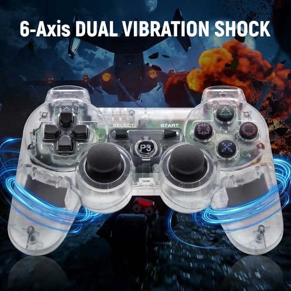 For Game Controllers Joysticks Controller 3 /PC/Android TVs /Game Boxes 6-Axis Dual Vibration 360Game Joystick Precise Targeting GamepadW260929