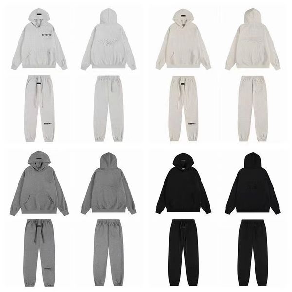 

2026 mens designer hoodie letter hoodie clothes sweatpants hoodies fashion casual loose cotton long sleeve pullovers men clothing Sports suit plus size, Black