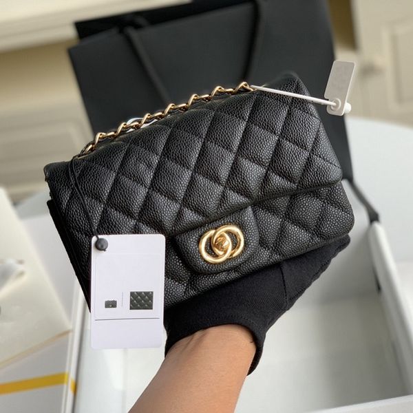 

Designer bags mini flap 20cm designers bag black bag checkered tote purse shoulder crossbody Shoulder Bags with chain luxury handbag women's cross body bag, @~6