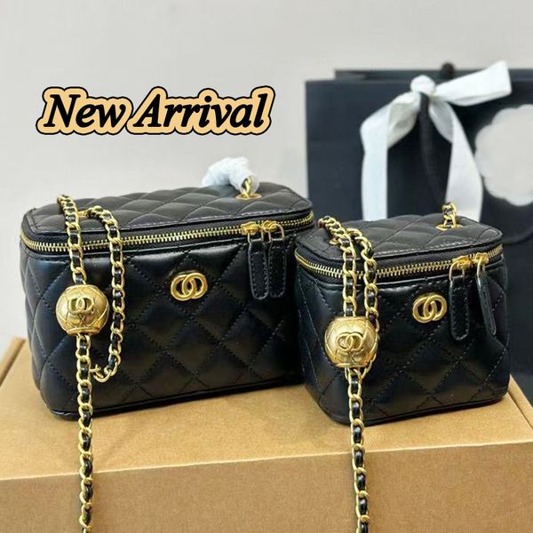 

Designer Bag Shoulder Bag Luxury Bag Purse Crossbody Bag Exquisite High-End Women's HandBag High Quality Leather Cosmetic Bag Black Letter Square Bag Two sizes, #1-11cm