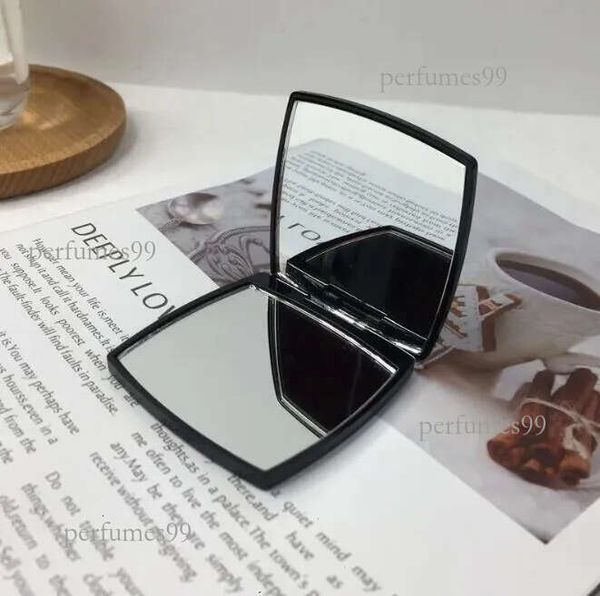 

Compact Brand Mirrors Fashion Folding Velvet dust bag with gift box Portable magnifying makeup mirror