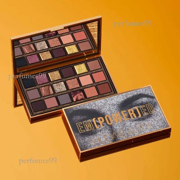 

18 Huda Colors Eyeshadow Palette Naughty NUDE Rose Gold Textured DESERT DUSK MERCURY RETROGRADE em power ed Makeup Eye shadow Beauty, Dark coffee