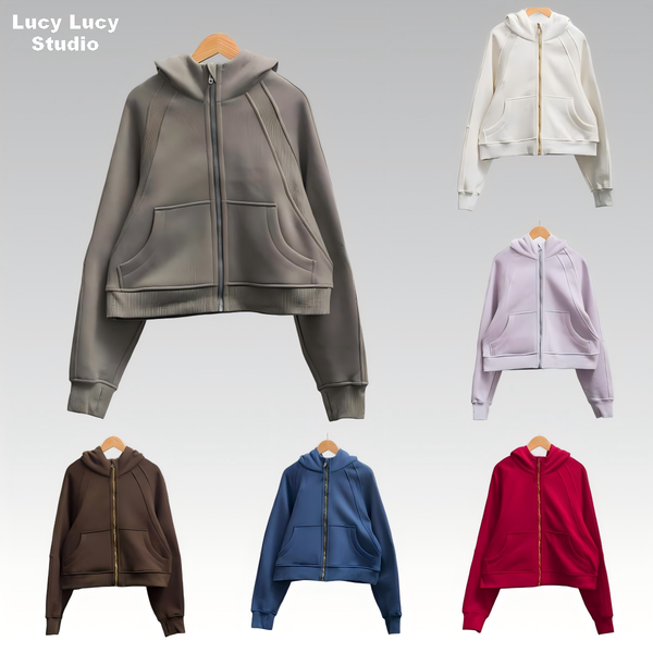 

25 yoga hoodie scuba winter womens hoodies wear half zipper design womens fashion all zippers hoodie sweater sports long sleeve zip up sweatshirt loose sweatshirt, Ebb vest 01