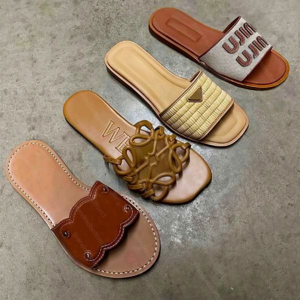 Sandals Slide Slippersluxury Casual shoes Designer Mens Sliders fashion outdoor Beach sandale Womens Shoe flat loafer Summer Mule Fashion Jelly Slippers