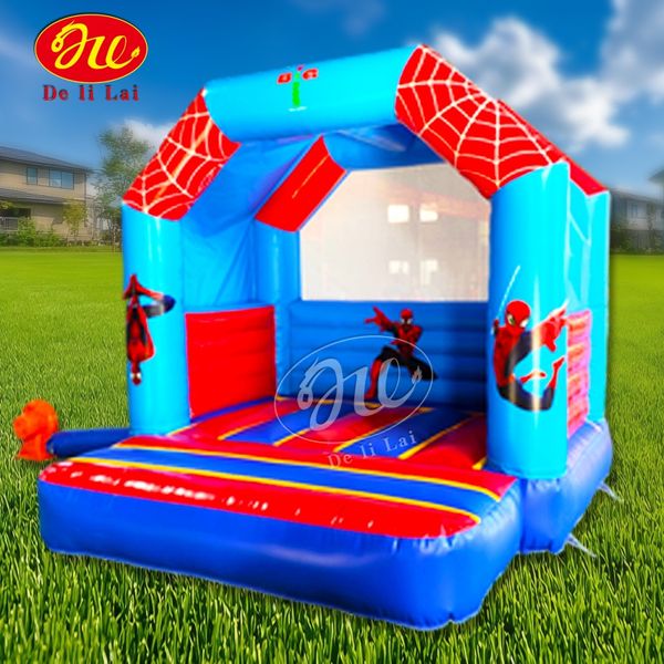 3x3m Wholesale commercial color inflatable trampoline, wedding castle, with blower, free shipping