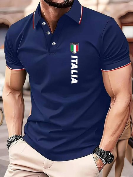 Men's Polos The 2026 Summer POLO Shirt Is A Casual Fashionable Comfortable Soft And Breathable 3D Pattern Printed One