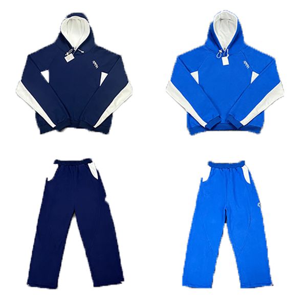 

Mens designer tracksuits mertra tracksuits embroidered loose autumn and winter mens and womens Hooded sweatshirt set, Pants-2007