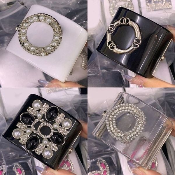 

Crystal High Quality Designer Bracelet with Acrylic Brass Copper Bangle Letter Bracelets Jewelry Wristband Cuff for Men Women's Trendy Gifts Option