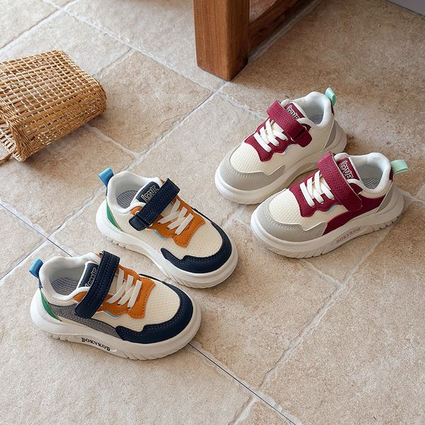 

Spring and Autumn New Baby Boys Mesh Breathable Sneakers Girls Anti Slip Casual Trend Running Shoes Toddler Outdoor Shoes, Blue