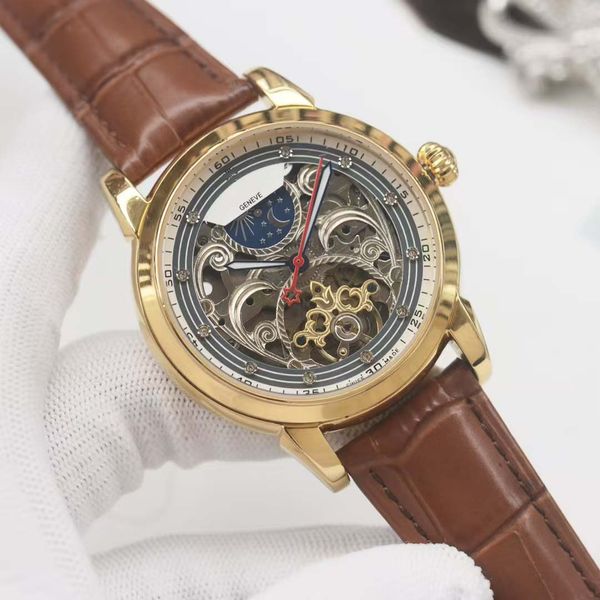 

Chic Mans Chronograph Wristwatch Crafted from High-Quality Components, Multi-color