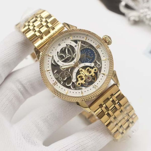 

Automatic Mechanical Men's Watch, Luxury Premium, Leather Strap, Mineral Scratch-Resistant Glass, Elegant Style, Superior Quality, Split