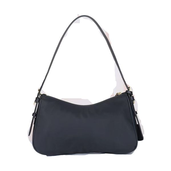 

Printed Handbag One Shoulder Bag Messenger Bag High-quality Brand Designer Micro Metis Chain Saddle Cross Bag Nylon canvas underarm bag1232, Black