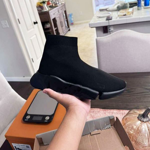 

designer Mens 2.0 Recycled Knit Sneaker Women Sock Trainers Fabric Sneakers Rubber Sole Hightop Sneaker Speed Stretch knit Mid Sneakers NO BOX 017, 017a2