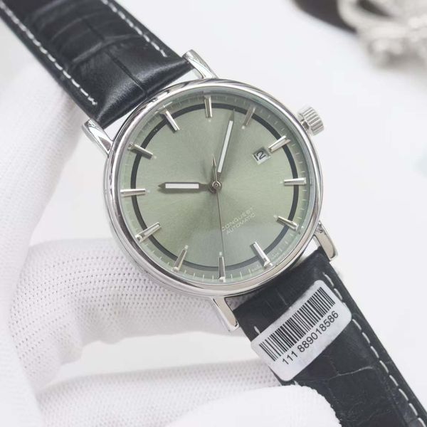 

Boutique Top-Level Men's Watch with Automatic Mechanical Movement and Mineral Scratch-Resistant Glass, a Choice of Prestigious Charm, Black