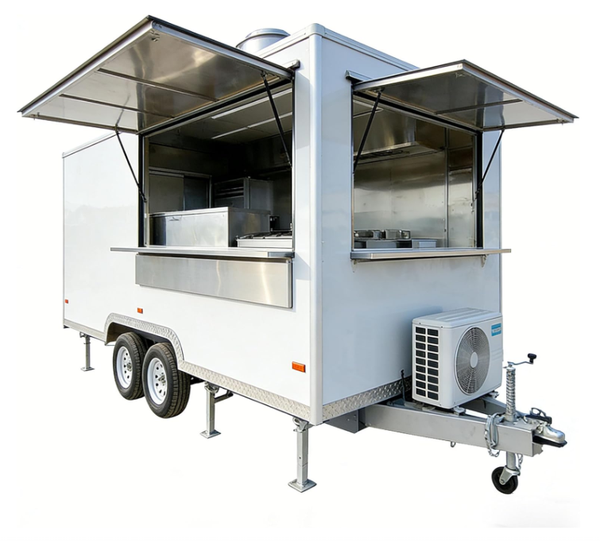 

Stainless Steel Food Trailer Charcuterie Cart Coffee Station Food Trucks Ice Cream Truck Trailer Buy a Food Truck With Hamburger, Clear