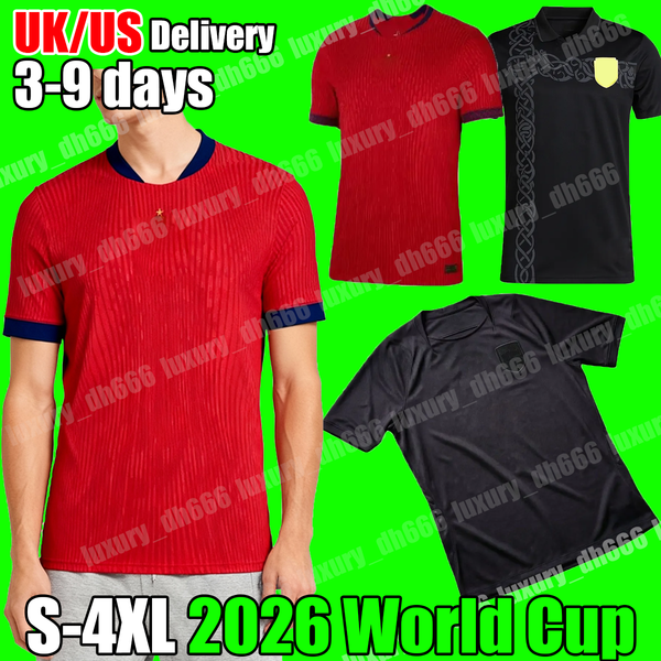 

4XL 25 26 Norway jersey 2026 World Cup HAALAND ODEGAARD STRAND LARSEN BOBB BERGE NUSA Norwegian soccer jersey home away special fans player men kids kit football shirt, Black