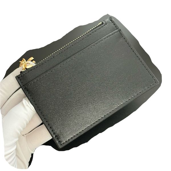 

New high-quality fashion designer purse Card and coin famous women's purse leather purse card Clip Coin Purse Free Gift Box 10992, Khaki