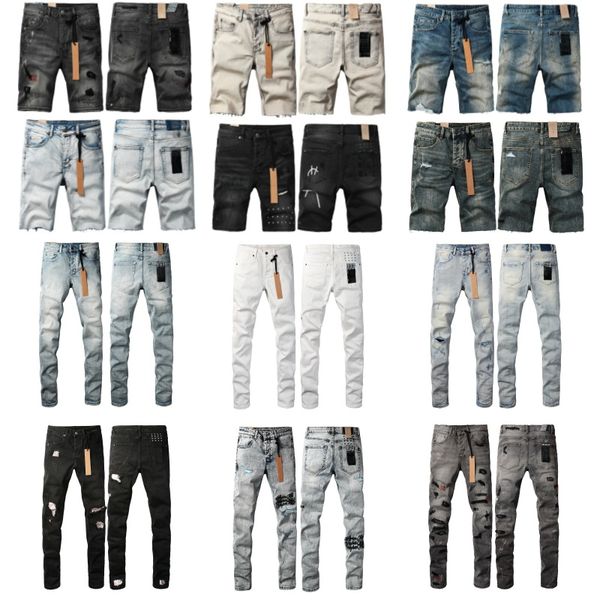 

mens jeans designer jeans women high quality black slim fit pants retro ripped jogging pant Hip Hop men Denim pants femme sweatpants Ripped hole motorcycle jean, Jeans27