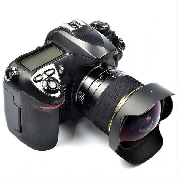 8mm f3.0-f22 Ultra Wide Angle Fisheye Lens Manual Macro for Sony E Mount Camera Compatible with APS-C&Full Frame ZV-E10 ZV-E10L Alpha A6700 6400 A6500 A6300 A6600 DSLR