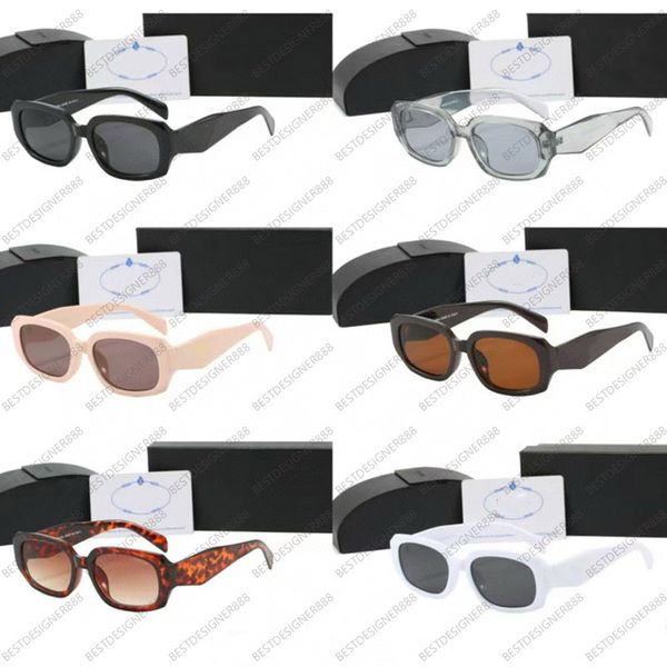 

Rectangle Luxury Designer Sunglasses For Women Men Eyeglasses With Box Pradn Vintage Sun Glasses Triangular Signature Eyewear Cat Eye Ladies Lunettes De Soleil