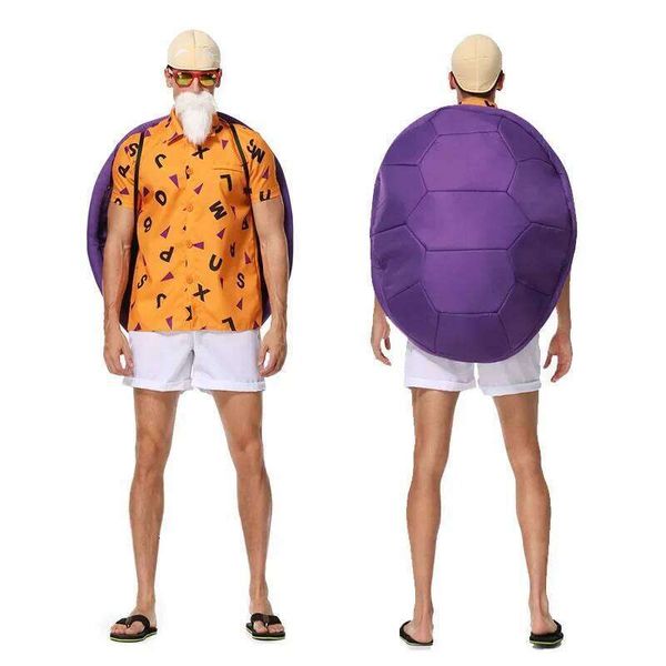 Anime Son Goku Costume Halloween Carnival Cosplay Master Roshi Customized Clothes