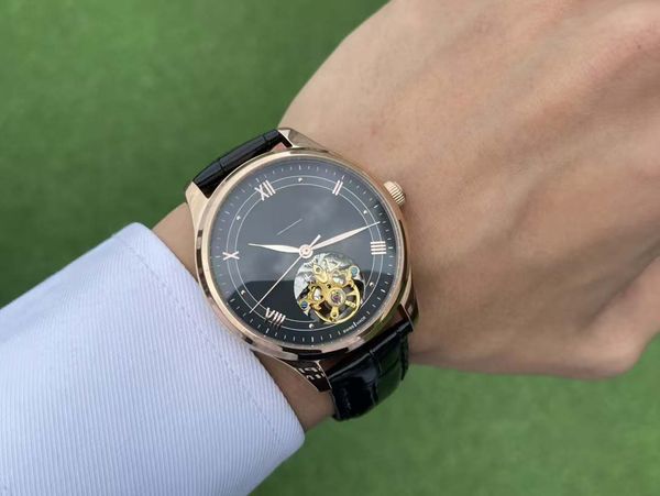 

Men's Elegant Series Watch: Simple and Generous Design, Showing Elegant Business Classic Charm, Black