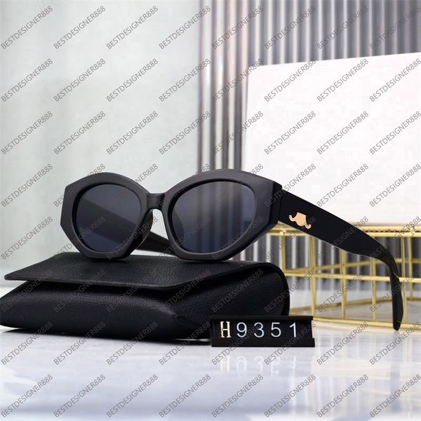 

Fashion Luxury Designer Rectangle Sunglasses Mens Womens Frame Oval Glasses Premium UV 400 Polarized Lady Vintage Eyeglasses With Box Cat Eye Eyewear