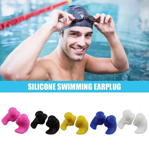Swimming Ear Plug Sleeping Ear Plugs Sound Insulation Silicone Diving Ear Plugs Waterproof Noise Reduction for Hearing Safety 260109