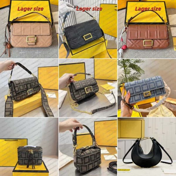

10A Luxury Bag designer bag tote bag Shoulder Bag FF baguette Crossbody Handbags embossment Evening Bag Flap Chain bag small square bag women crossbody bag clutch bag, Yellow