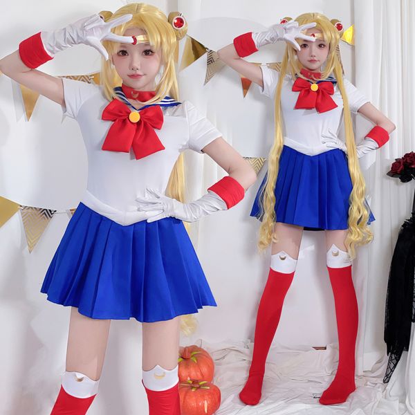 E126 Halloween Costume Sailor Moon Cosplay Dress Sailor Moon Suit Sailor Moon Role-Playing Performance