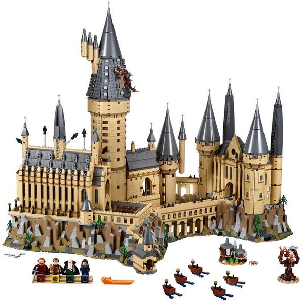 71043 Harry Potter Hogwarts Castle Cross-border New Style Assembly Model Building Street Scene Toy Free Shipping