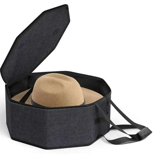 HHTL Bag Hat Organizer Case For Bucket Cowboy Hats Fedoras 26W0112