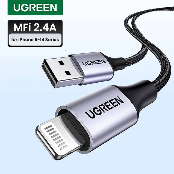 Car-mounted MFi USB iPhone 14 13 12 Pro Max 2.4A Fast Charging Lightning for iPad Mini Phone Data Cable ddmytues