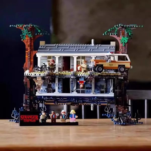 2026 New 75810 Stranger Things The Upside Down Building Blocks Set Toys Children Birthday Gift Assemble Toy With Box Birthday Educational An