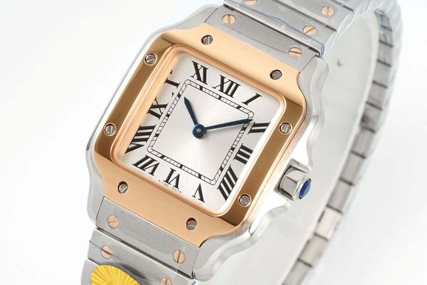 

Charming Choice High-end Ladies' Watch: Quartz Movement Ensures Precise Timekeeping, Bright White Case with Rich Straps, Simple, Elegant, Stylish and Exquisite, Yellow