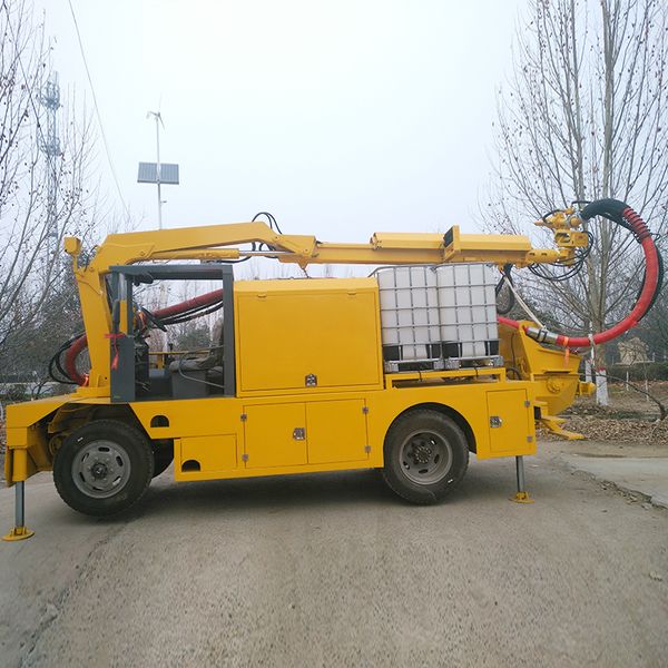 

30 Cubic Meters Shotcrete Robot Wet Concrete Spray Shotcrete Machine For Architectural Engineering