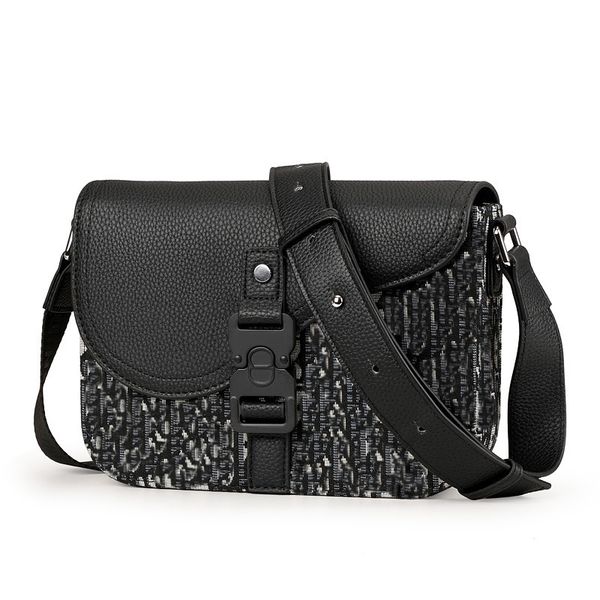 

Designer bag shoulder bag luxurious mini saddle bag, classic letter printed leather bag fashionable handbag designer wallet tote bag crossbody bag men's wallet, 7#