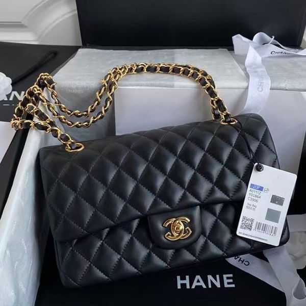 

10a designer bag luxury bag caviar crossbody bag premium underarm fashion bag makeup bag metal leather chain diamond mesh leather sheepskin wallet classic style, C-14-26cm caviar