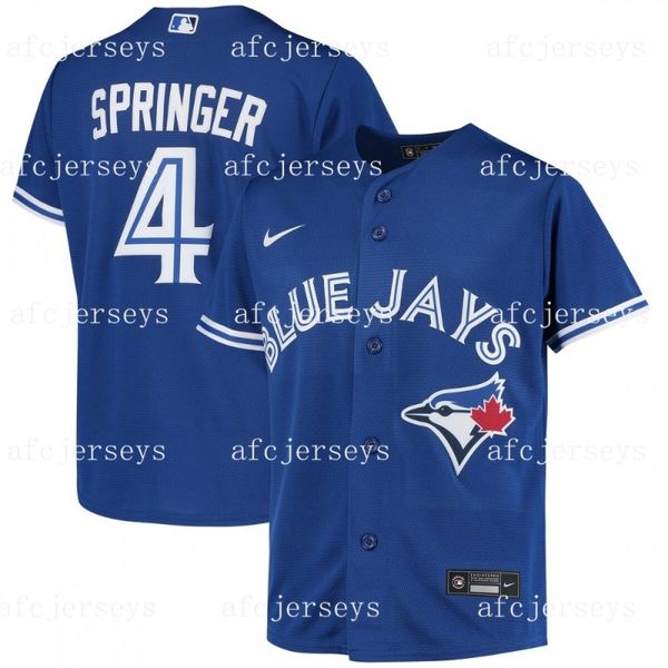 

Custom Vladimir Guerrero Jr Bo Bichette George Springer Daulton Varsho Dylan Cease Kevin Gausman Chris Bassitt Baseball Jerseys, Color 4