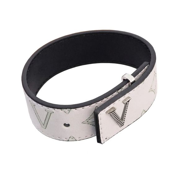 

Luxury Designer Bracelet Simple Mens Womens Leather Bracelets Punk Jewelry Bracelets Gift Box Packaging