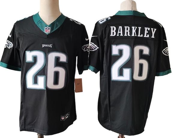 

Premium Football Jerseys for Rugby Gear Enthusiasts 26 Saquon Barkley 1 Jalen Hurts Cooper DeJean DeVonta Smith S - 7XL, Green